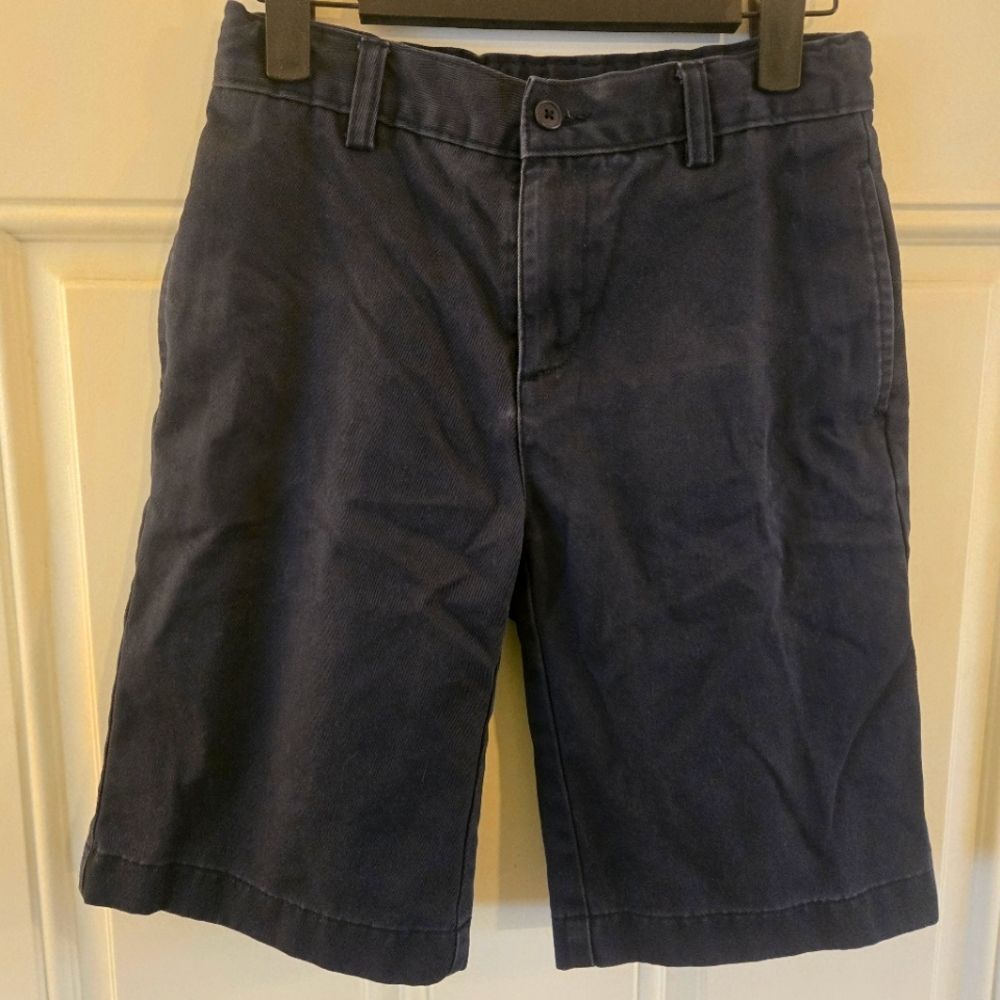 Lands End Boys School Uniform Shorts Size 12